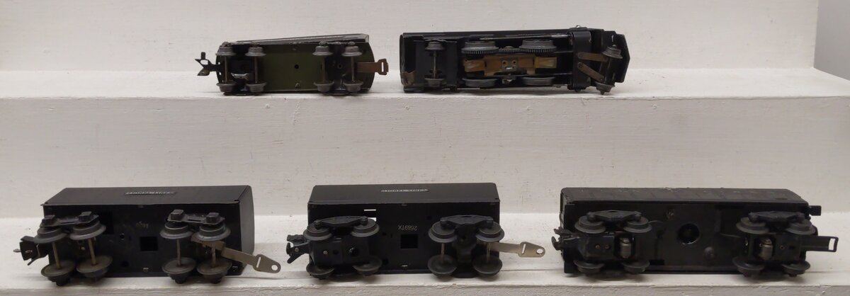 Lionel & Marx Vintage O Locomotives & Tenders: 2689TX, 1689W, 999 [5] VG