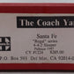 The Coach Yard 1224 HO Scale BRASS Santa Fe Super Chief 4-4-2 Sleeper Car EX/Box