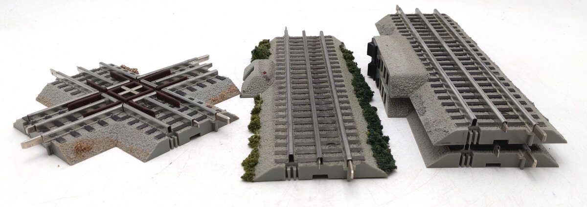 Lionel O Assorted Track Sections: 6-12019, 6-37710, 6-81314 [4] EX