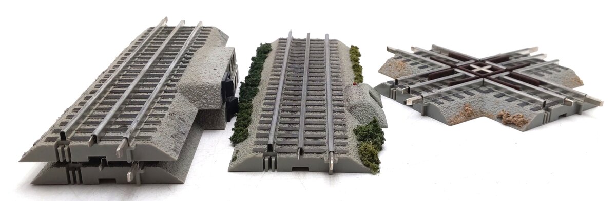 Lionel O Assorted Track Sections: 6-12019, 6-37710, 6-81314 [4] EX