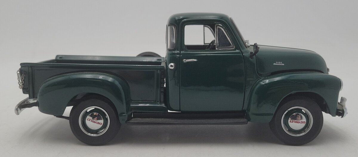 Danbury Mint 1953 1:24 Scale Dark Moss Green Chevrolet Pickup EX/Box