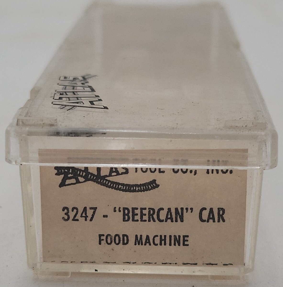 Atlas 3247 N Scale Food Machinery Corp. "Beercan" Tank Car #120 EX/Box