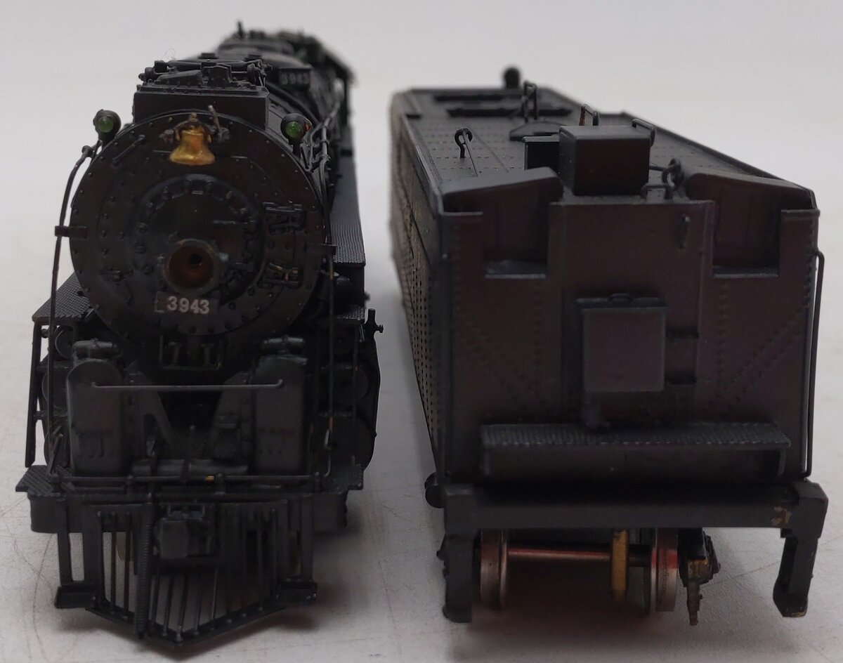 United Models HO Scale BRASS ATSF 4-8-4 Steam Loco & Tender #3943 EX/Box