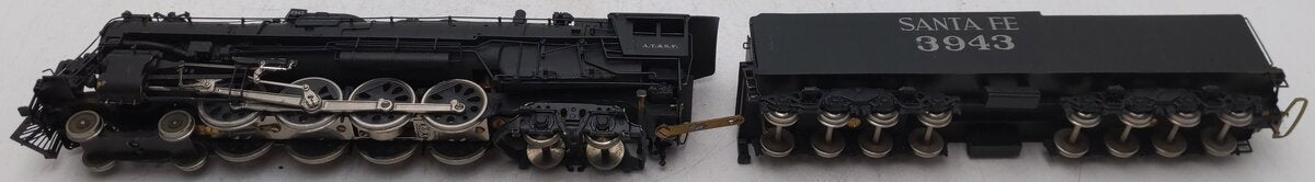 United Models HO Scale BRASS ATSF 4-8-4 Steam Loco & Tender #3943 EX/Box