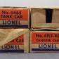 Lionel Vintage O Freight Cars: 6112-85, 6465, 6476, 6014-85, 6801 [5] EX/Box