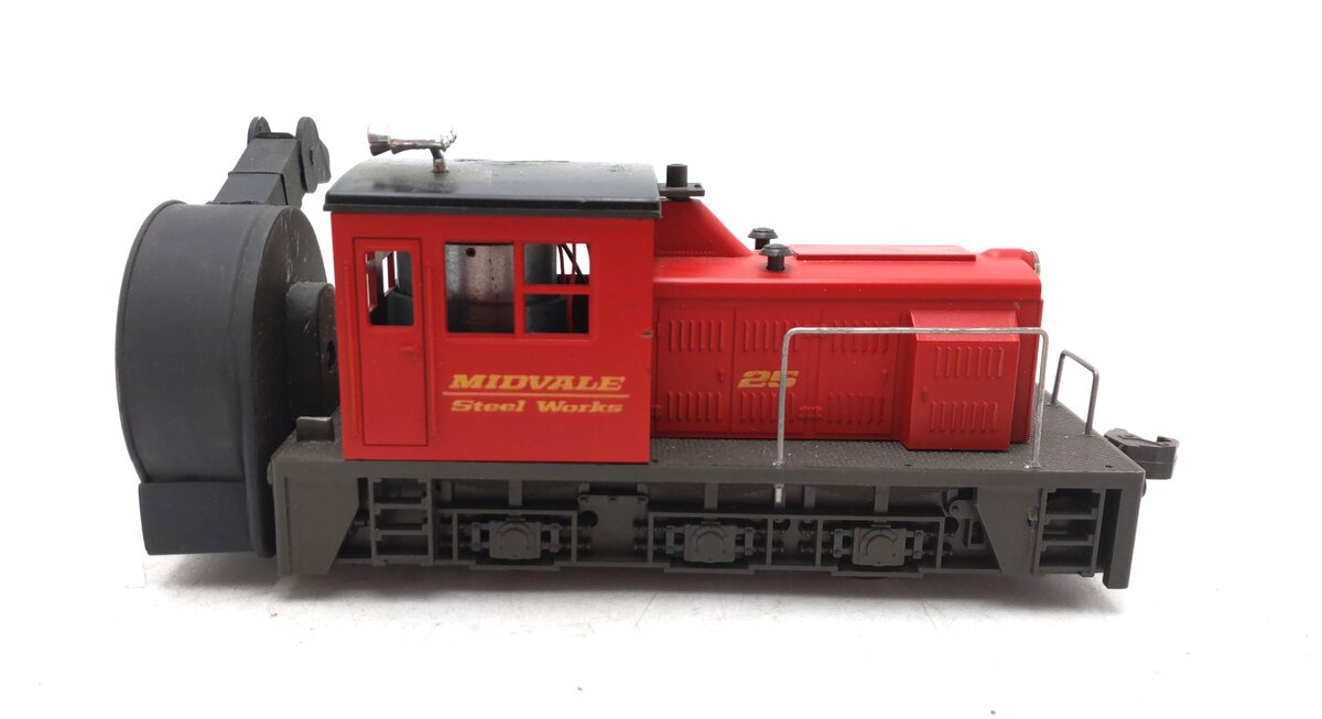 Atlas 6125 O Scale Custom Midvale Steel 2-Rail Switcher VG