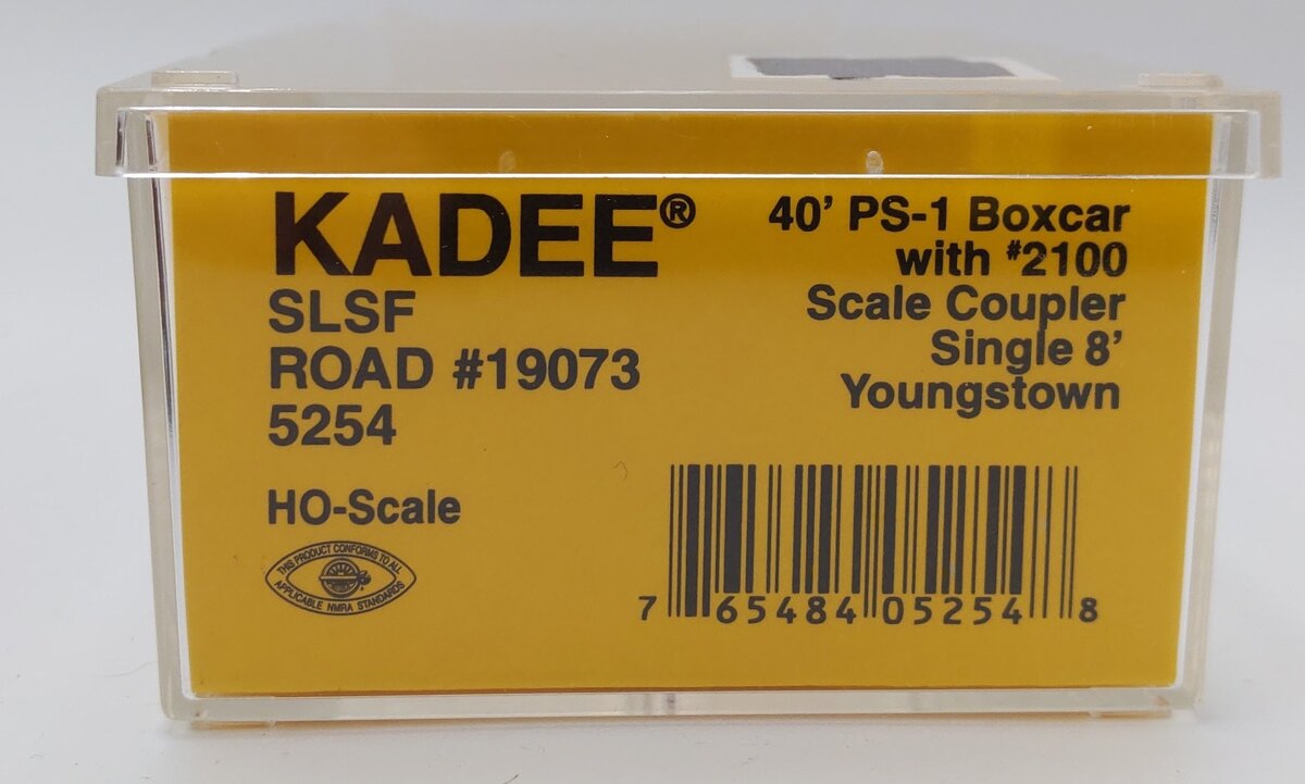 Kadee 5254 HO SLSF Frisco 40' PS-1 Boxcar #19073 EX/Box
