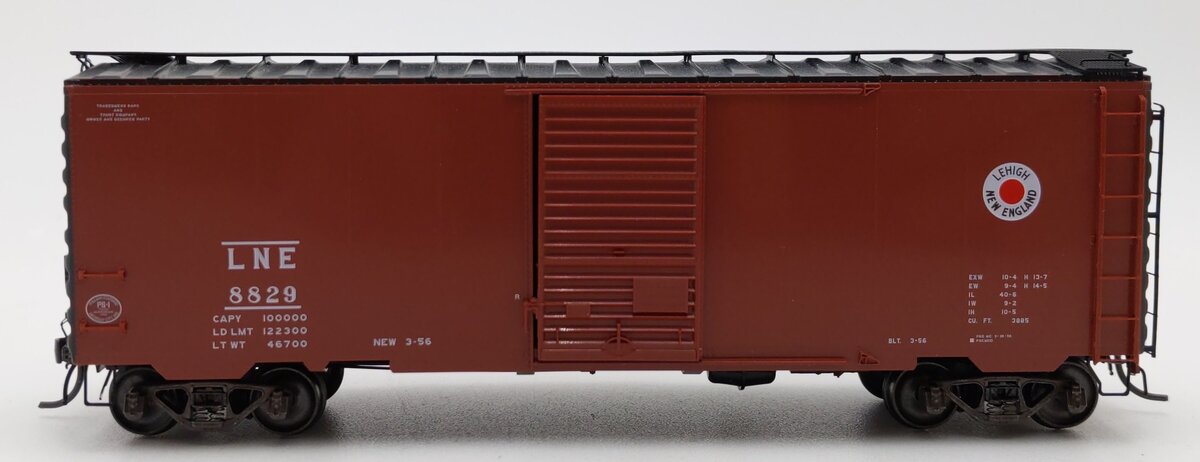 Kadee 4508 HO Lehigh New England 40' PS-1 Boxcar #8829 EX/Box