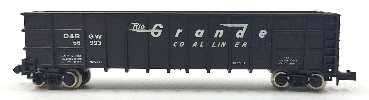 Roundhouse 8103 N Denver & Rio Grande Western Thrall Coal Gondola #56993 LN/Box
