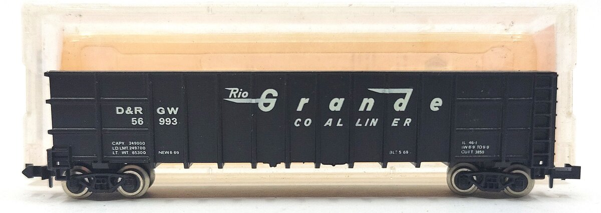 Roundhouse 8103 N Denver & Rio Grande Western Thrall Coal Gondola #56993 LN/Box