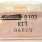 Roundhouse 8103 N Denver & Rio Grande Western Thrall Coal Gondola #56993 LN/Box