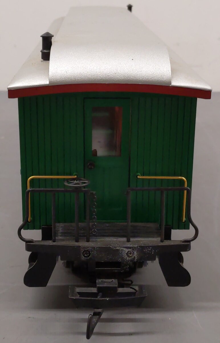 LGB 3180-DG G Scale Wilson Bros. Circus Passenger Car #53 EX
