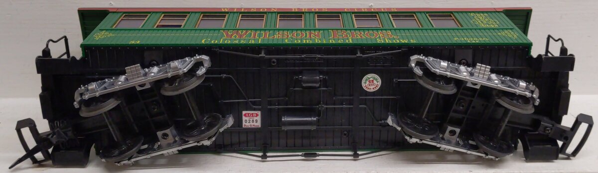 LGB 3180-DG G Scale Wilson Bros. Circus Passenger Car #53 EX