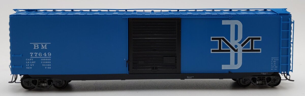 Kadee 6015 HO Boston & Maine 50' Boxcar #77649 EX/Box