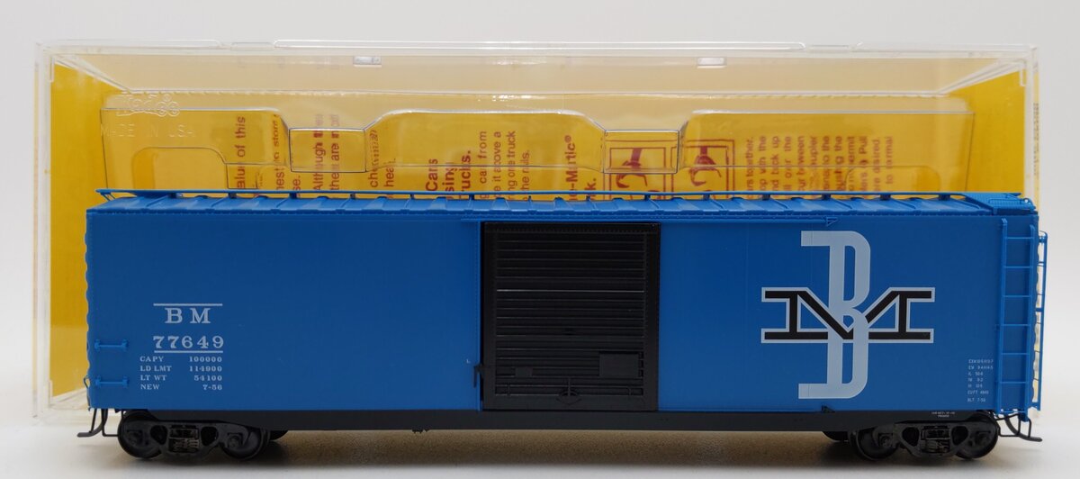 Kadee 6015 HO Boston & Maine 50' Boxcar #77649 EX/Box