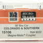 Micro-Trains 80000060 Nn3 Colorado & Southern 30' Wood Sheathed Boxcar #8222 LN/Box