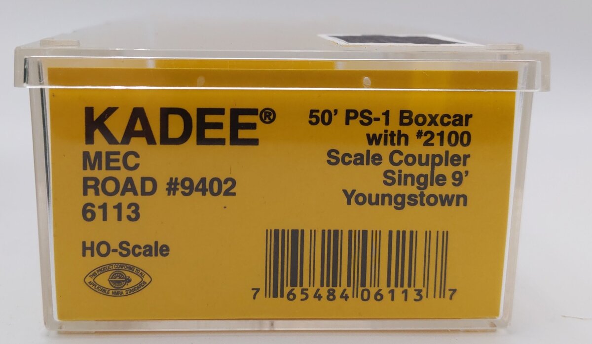 Kadee 6113 HO Maine Central 50' PS-1 Boxcar with Scale Coupler #9402 EX/Box