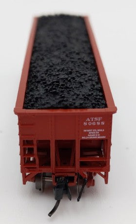 Bluford Shops 14674 N Santa Fe Ga-162 Post-'74 14-Panel 3-Bay Hopper Car #80688