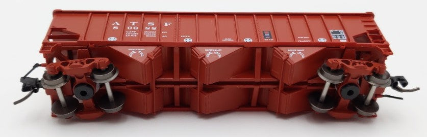 Bluford Shops 14674 N Santa Fe Ga-162 Post-'74 14-Panel 3-Bay Hopper Car #80688