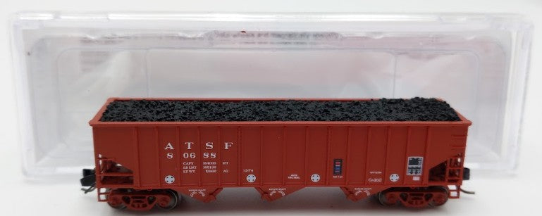 Bluford Shops 14674 N Santa Fe Ga-162 Post-'74 14-Panel 3-Bay Hopper Car #80688
