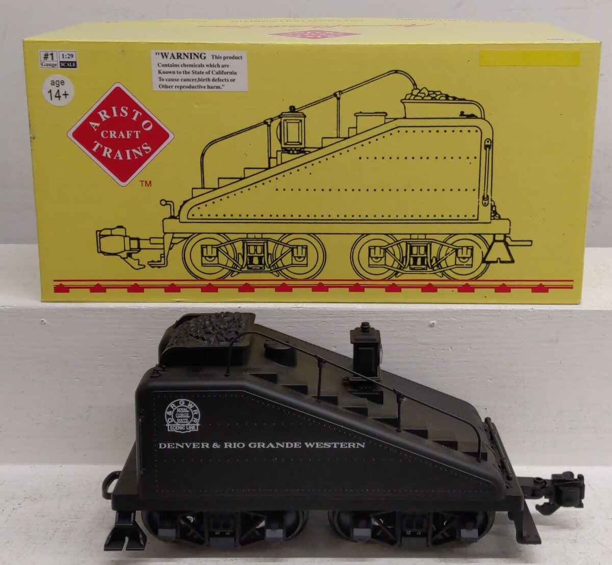 Aristo-Craft 21327 G Scale D&RGW Tender with Sound EX/Box