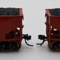 Bluford Shops 73452 N Scale ATSF 70 Ton Offset Side 3-Bay Hopper Car 2 Pack LN/Box