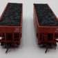 Bluford Shops 73452 N Scale ATSF 70 Ton Offset Side 3-Bay Hopper Car 2 Pack LN/Box