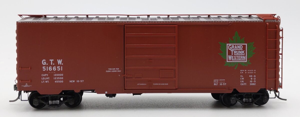 Kadee 5277 HO Grand Trunk Western 40' PS-1 Boxcar #516651 EX/Box