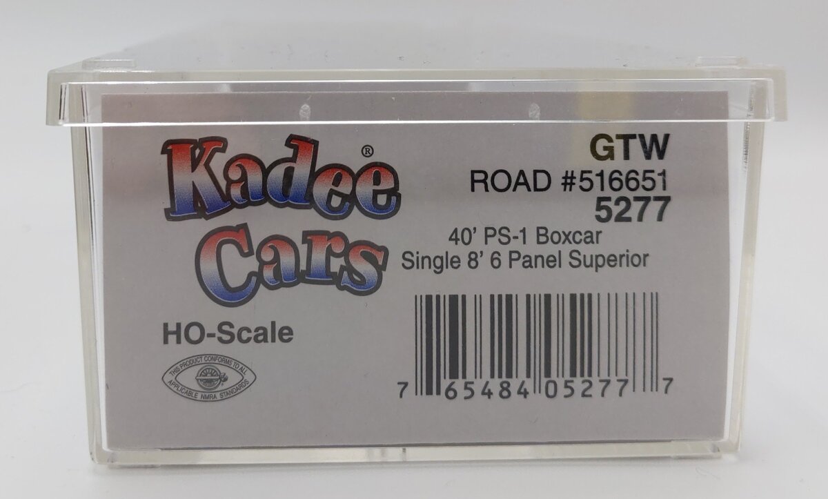 Kadee 5277 HO Grand Trunk Western 40' PS-1 Boxcar #516651 EX/Box