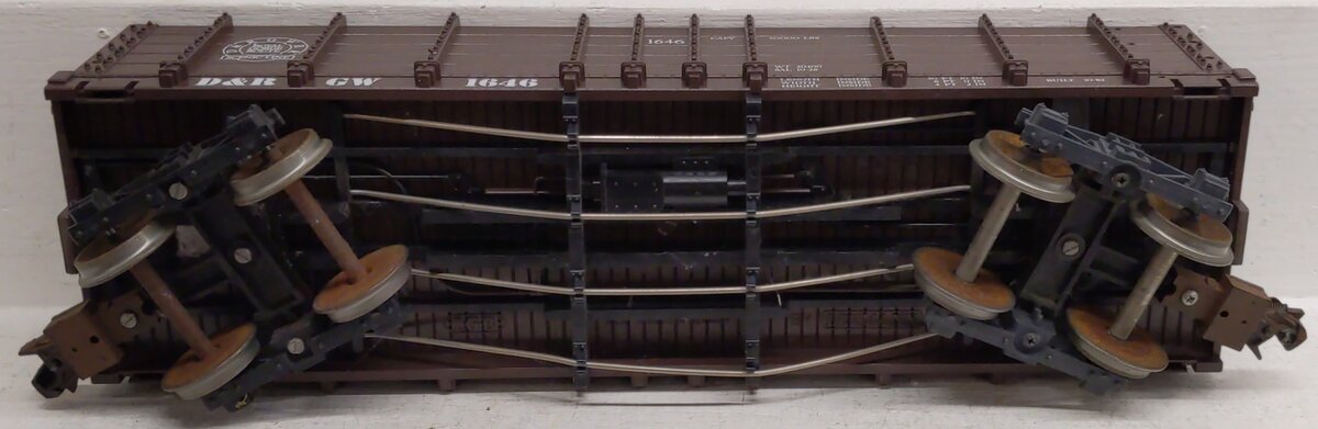 LGB 1646 G Scale D&RGW Gondola #1646 (Metal Wheels) VG