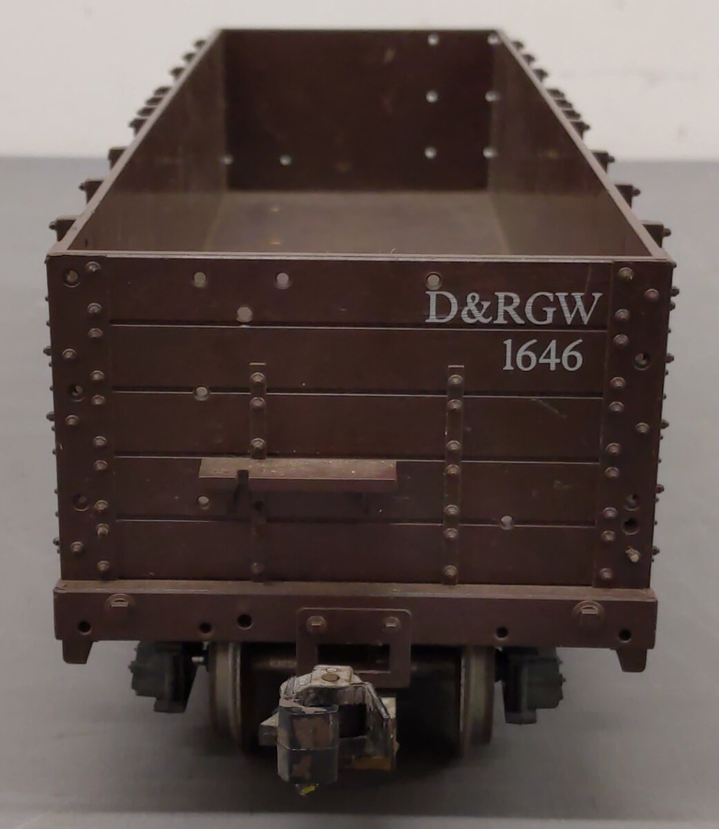 LGB 1646 G Scale D&RGW Gondola #1646 (Metal Wheels) VG