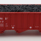 Bluford Shops 14063 N Scale Santa Fe 70T 3 Bay 14 Panel Rib Side Hooper #80102 EX/Box