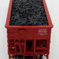 Bluford Shops 14063 N Scale Santa Fe 70T 3 Bay 14 Panel Rib Side Hooper #80102 EX/Box