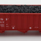 Bluford Shops 14063 N Scale Santa Fe 70T 3 Bay 14 Panel Rib Side Hooper #80102 EX/Box