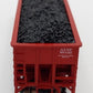 Bluford Shops 14063 N Scale Santa Fe 70T 3 Bay 14 Panel Rib Side Hooper #80102 EX/Box