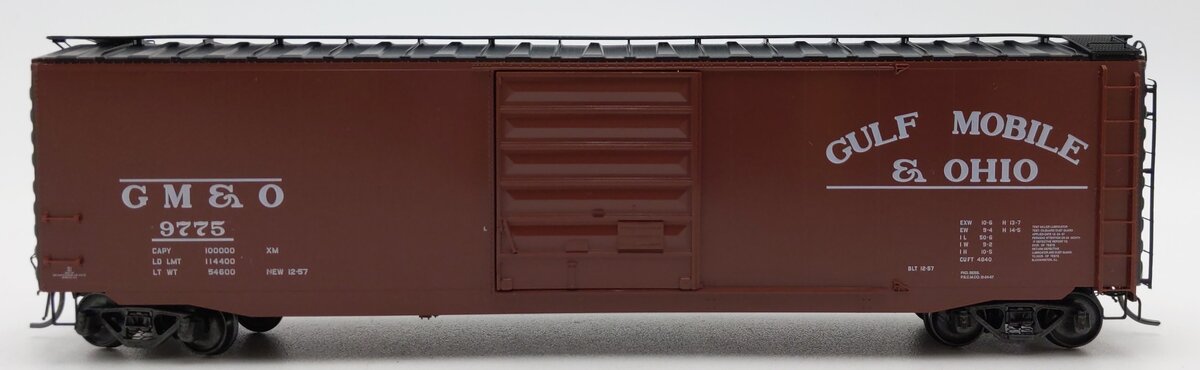 Kadee 6018 HO Gulf Mobile & Ohio 50' PS-1 Boxcar #9775 EX/Box