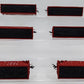 Bluford Shops 14066 N Scale ATSF 14 Panel Rid Side Hopper Car 6 Pack EX/Box