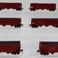 Bluford Shops 14066 N Scale ATSF 14 Panel Rid Side Hopper Car 6 Pack EX/Box