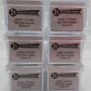 Bluford Shops 14066 N Scale ATSF 14 Panel Rid Side Hopper Car 6 Pack EX/Box