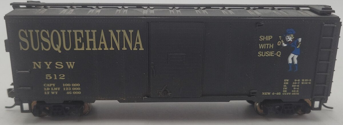 Mantua 734-305 HO Scale Susquehanna Box Car EX/Box