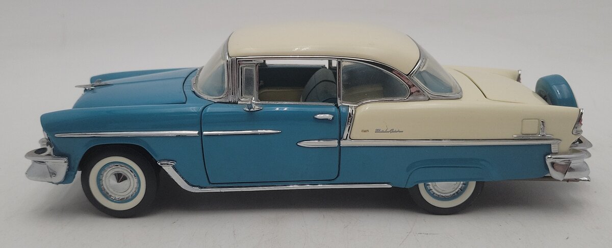 Franklin Mint B11UX30 1:24 1955 Chevrolet Bel Air Hardtop EX
