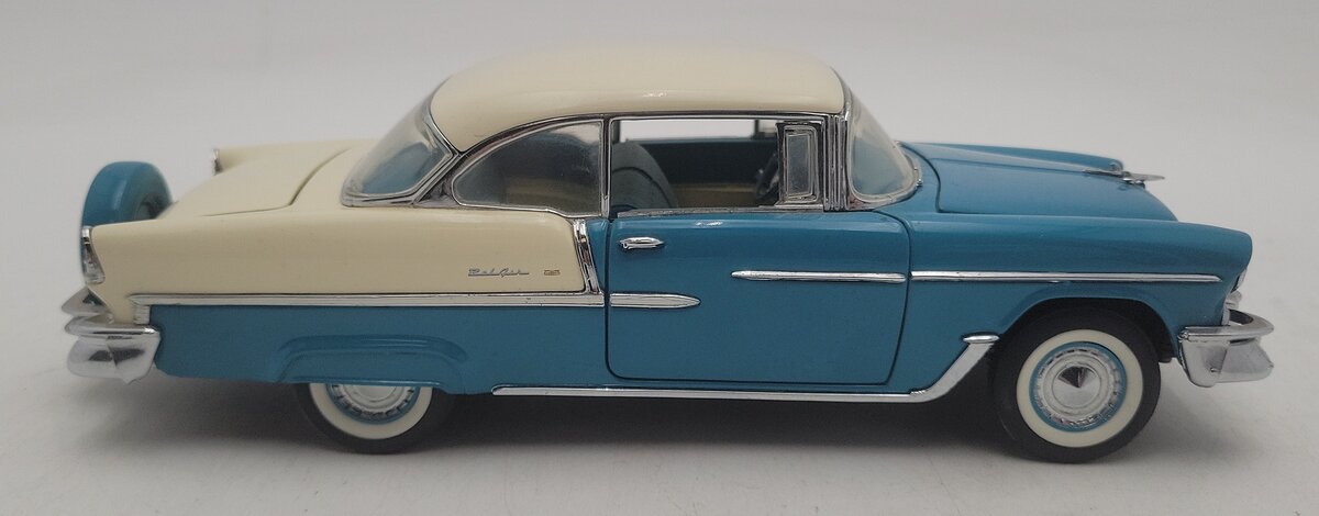 Franklin Mint B11UX30 1:24 1955 Chevrolet Bel Air Hardtop EX
