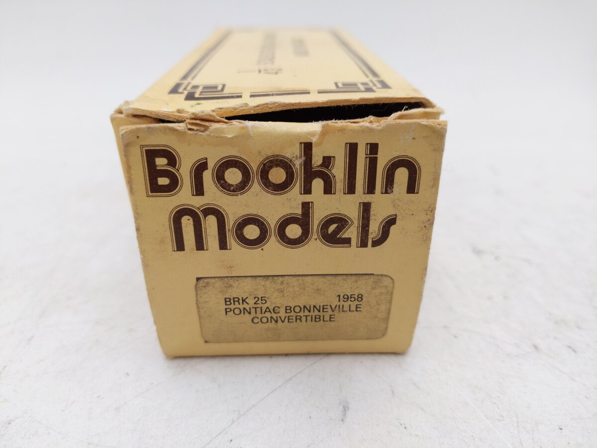 Brooklin Models BRK25 1958 Pontiac Bonneville Convertible EX/Box