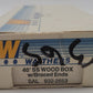 Walthers 932-2653 HO Scale Southern Pacific Flatcar #23507 W/ Wood & Braces EX/Box