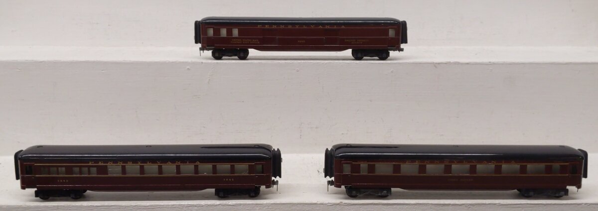 Fleischmann 1365/3 HO Scale Pennsylvania Passenger Cars & Track Sections VG/Box