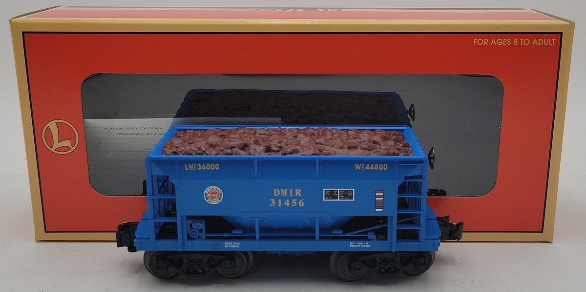Lionel 6-17803 O Gauge DM&IR Ore Car with Ore Load NIB