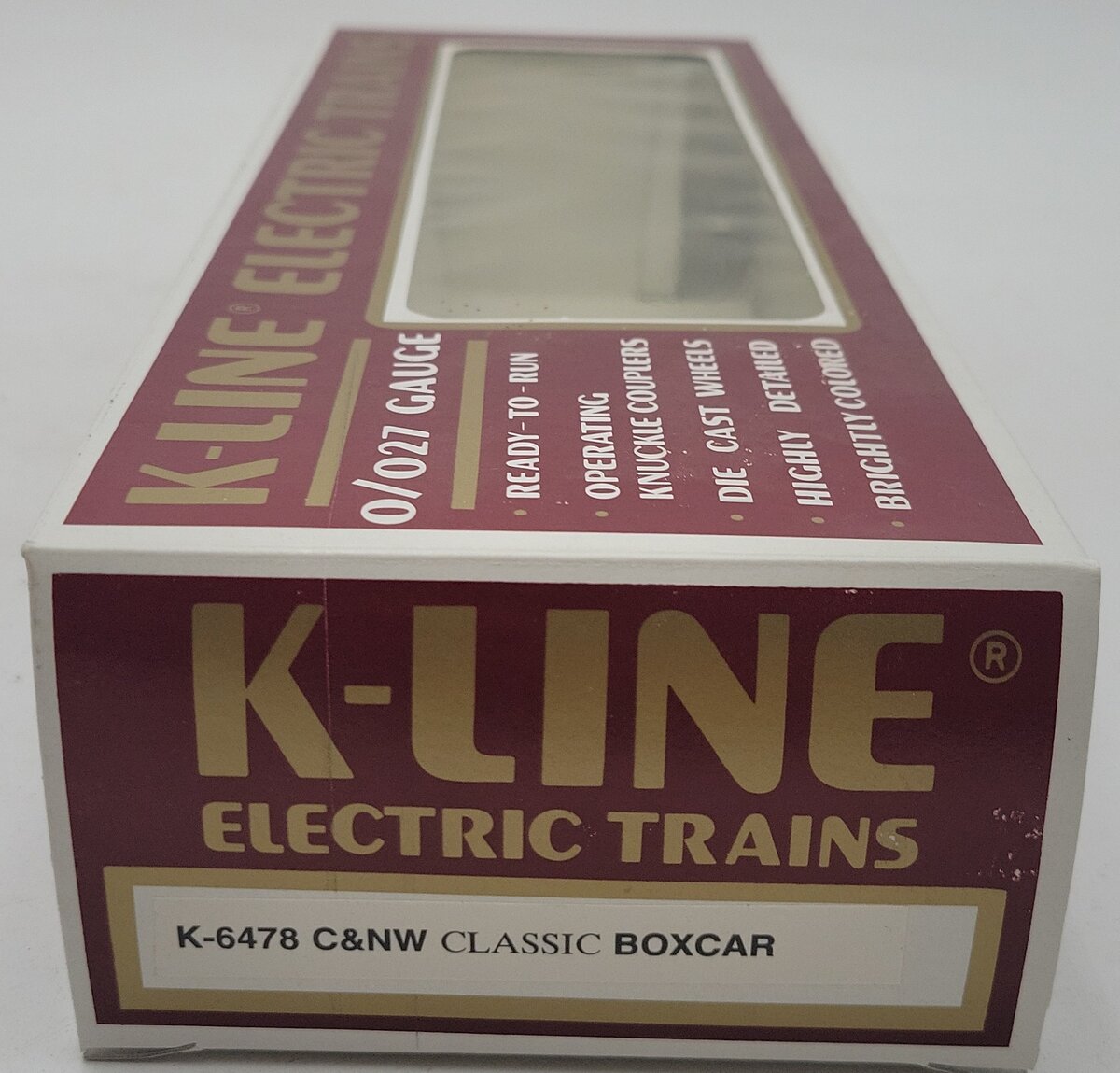 K-Line K6478 O Gauge Chicago & North Western Classic Boxcar LN/Box