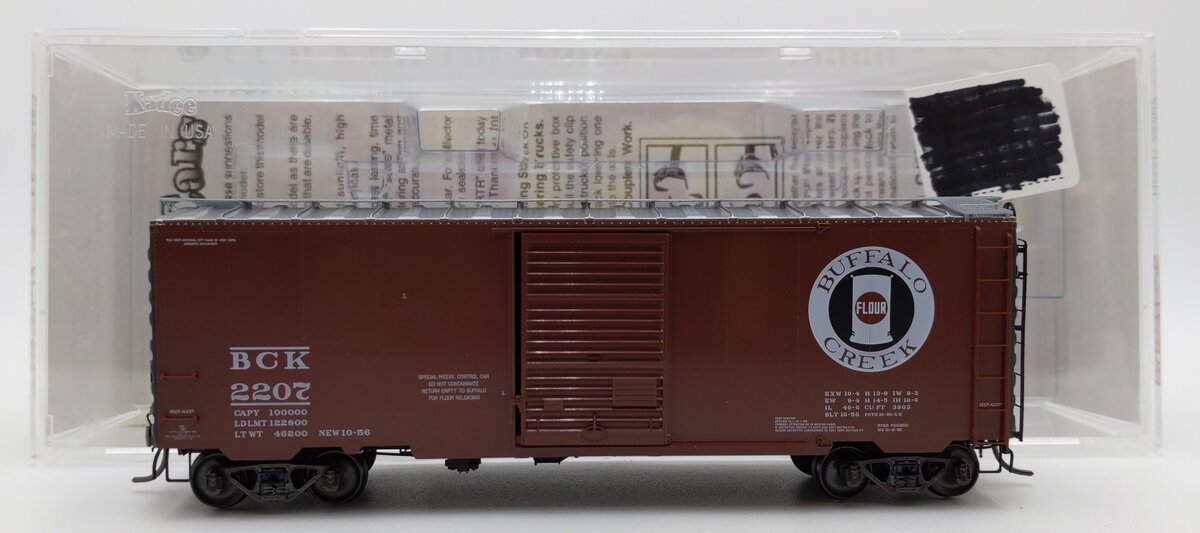 Kadee 4911 HO Scale Buffalo Creek 40' PS-1 Boxcar #2207 EX/Box