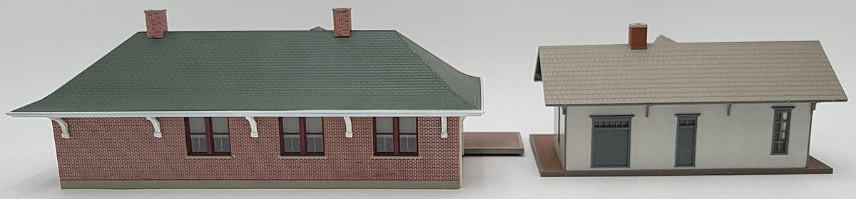 Walthers HO Scale Assorted Cornerstone Series Buildings: 933-4054, 933-2847 [2] EX