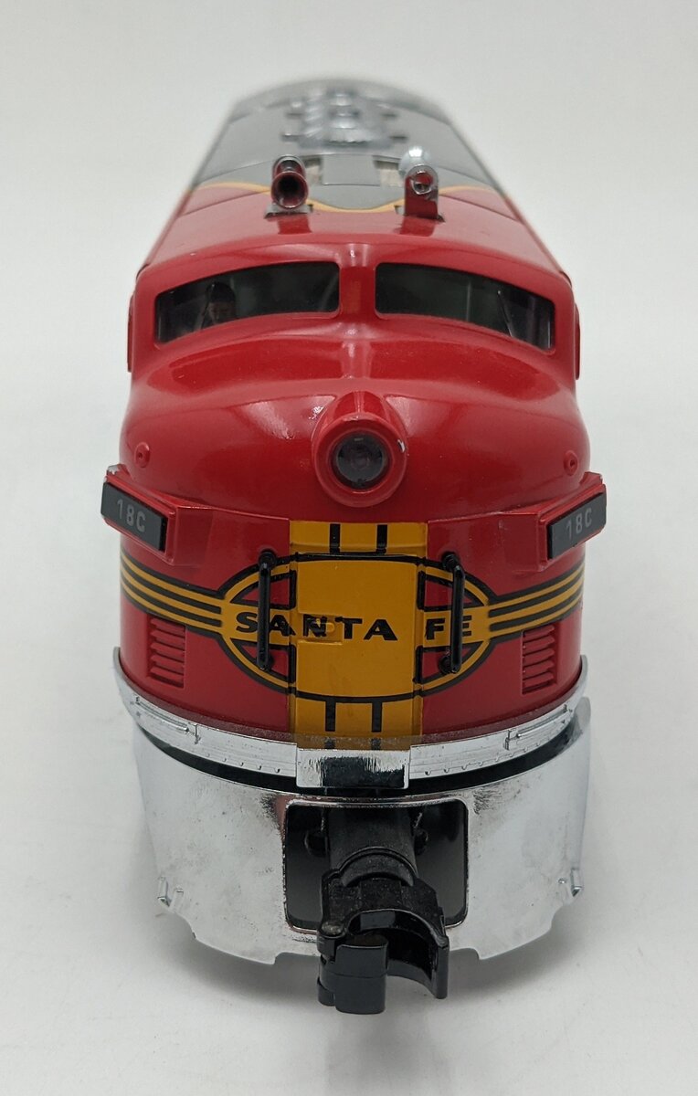 MTH 30-2482-3 O Scale Santa Fe F-3 A Unit Non-Powered Diesel Engine #18C EX